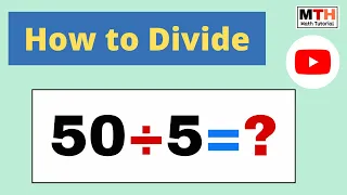 50 divided by 5 || 50/5 value || 50÷5 value