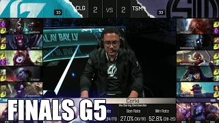 CLG vs TSM | Game 5 Grand Finals S6 NA LCS Spring 2016 | Team Solomid TSM vs CLG G5 1080p