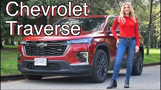 2022 Chevrolet Traverse review // Big! Great value SUV