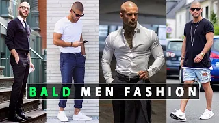 Bald Men fashion || best fashion for bald guys