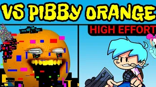 Friday Night Funkin' New VS Pibby Annoying Orange - High Effort | Come Learn With Pibby x FNF Mod