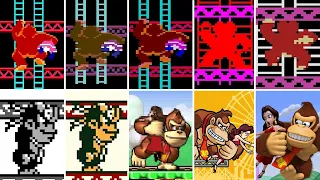 Evolution Of Donkey Kong Kidnaps Pauline (1981-2015)