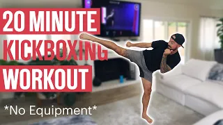 At Home Kickboxing HOLIDAY HIIT WORKOUT * No Equipment Needed *