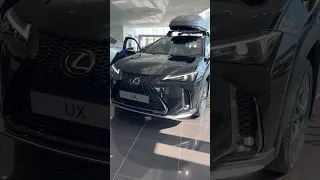 (2023) New Lexus UX250h F Sport Design in Graphite Black & White Ash Leather. @ Lexus Birmingham UK.