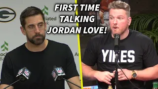 Pat McAfee Reacts To Aaron Rodgers Talking Jordan Love Draft Pick