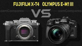 Fujifilm X-T4 vs Olympus E-M1 Mark III  [Camera Battle]