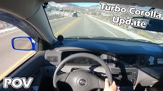 POV Drive In The Turbo Corolla!