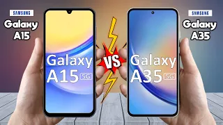 Samsung Galaxy A15 5G Vs Samsung Galaxy A35 5G - Full Comparison ⚡ Techvs