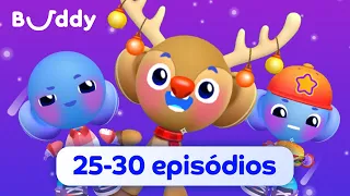 As aventuras de Buddy Coleção #5 | Buddy, o robô | Desenhos animados didáticos para crianças