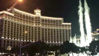 Hotel Bellagio fountains