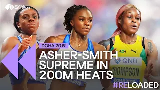 Dina Asher-Smith in cruise control 🏎️ | Women's 200m heats Doha 2019