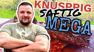 Super schnelle GRILLRIPPCHEN SPARERIBS vom  GASGRILL SO GEHTS !!! --- Klaus grillt