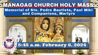 CATHOLIC MASS  OUR LADY OF MANAOAG CHURCH LIVE MASS TODAY Feb 06, 2024  5:45a.m. Holy Rosary