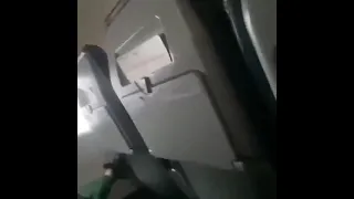 Момент попадания молнии в заходивший на посадку в Сочи самолет 25.09.21