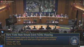 State Senate Holds 1st Cannabis Hearing