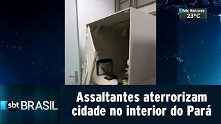 Assaltantes de banco aterrorizam cidade no interior do Pará | SBT Brasil (15/08/18)