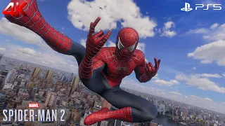 Marvel's Spider-Man 2 PS5 - NEW UPDATED Webbed Suit (Sam Raimi Suit) Free Roam Gameplay (4K)