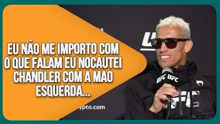 CHARLES DO BRONX OLIVEIRA DA SHOW EM RESPOSTAS NA COLETIVA DE IMPRENSA DO UFC 269