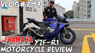 Vlog#297 Yamaha YZF-R1 Motorcycle Review Singapore