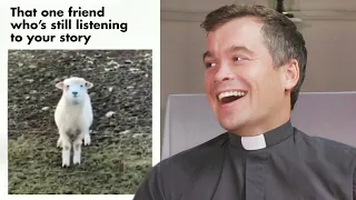 British Priest Reacts to the Most Wholesome Memes!