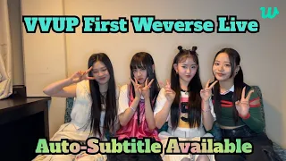 VVUP First Weverse Live