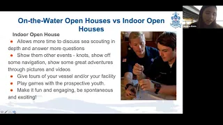 Sea Scout Recruiting Best Practices Webinar