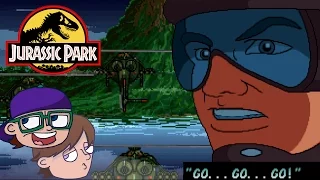 Jurassic Park Cartoon | Jurassic Park Animated Intro to SNES game | CDPOG