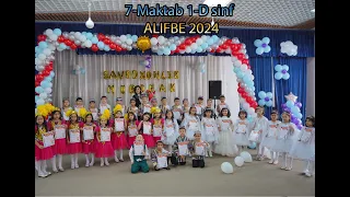 7-Maktab 1-D sinf ALIFBE 2024