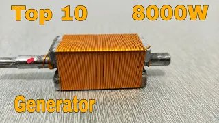 Top 10 Diy 8000W Generator in the World New 2021...