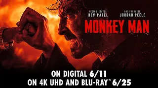 MONKEY MAN | Own on Digital June 11, 4K Ultra HD & Blu-ray June 25