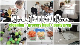 ✨ EXTREME GET IT ALL DONE // clean with me + birthday party prep
