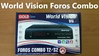 Обзор и распаковка World Vision Foros Combo T2/S2/С