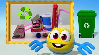WonderBalls make Green Clean Machine | Fun DIY for Kids | WonderBalls Playground