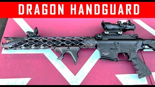 Machined Dragon Handguard  For Airsoft - Paintball - AR15, Also For With Tippmann, T15, 468 #MCS