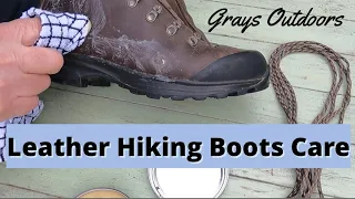 Leather Hiking Boot Care - Scarpa Boots