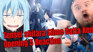 Tensei shitara Slime Datta Ken Opening 5 Reaction FIRE IS BACK PEACEKEEPER STEREO DIVE FOUNDATION