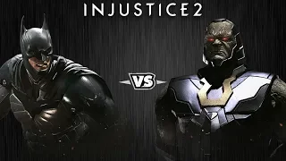 Injustice 2 - Бэтмен против Дарксайда - Intros & Clashes (rus)