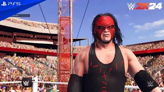 WWE 2K24 Gameplay - Kane vs Booker T - TLC Match - PS5