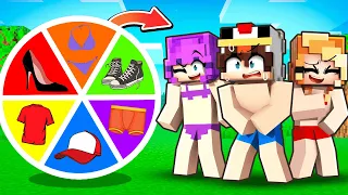 Je Tourne la ROUE des Vêtements sur Minecraft !