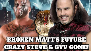 Matt Hardy' Future in #TNA | Crazzy Steve & GYV are GONE | Jinder in TNA?
