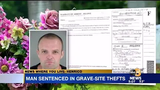 Man Steals From Cemeteries