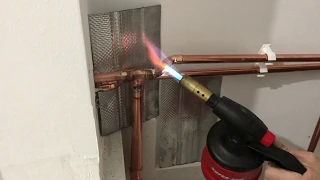 Cómo hacer una soldadura de cobre, soldar tuberías de cobre, soldar calefacción de cobre, how to