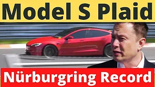 HOURS AGO! Tesla Model S Plaid Just Set an Official Nürburgring World Record