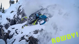 Snowmobiling In NASTY Montana Cliff bands | EP. 10