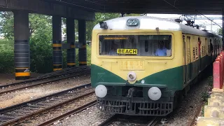 Chennai Suburban Trains : Journey Compilation || Park Town - Thiruvanmiyur || Chennai Local Trains