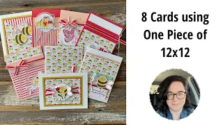 8 Cards from One 12x12
