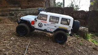 Off Road Adventure Jeep Rubicon at 1000s year Famous Khmer Ancient Temple top of Mountain