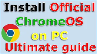 Install Official ChromeOS on PC or USB with Google Play store (Easy step by step guide)