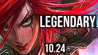 KATARINA vs FIORA (TOP) | 2.9M mastery, Legendary, 20/2/6, 6 solo kills | EUW Diamond | v10.24