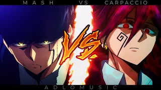 MASH BURNEDEAD VS. CARPACCIO RAP | Mashle: magic and muscles | 2024 | AdloMusic